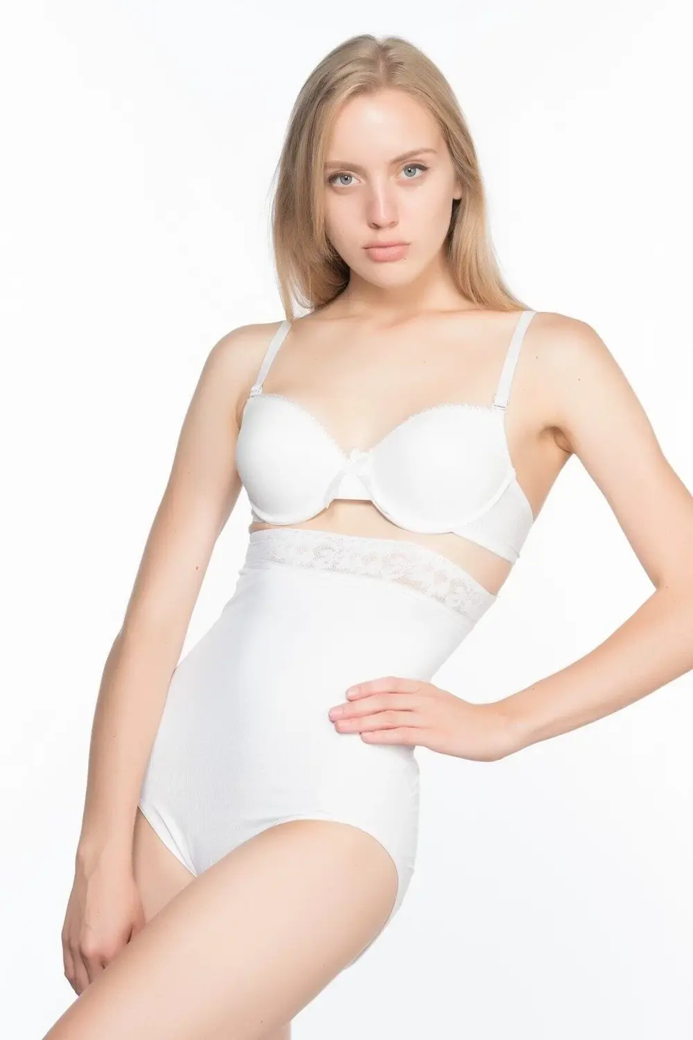 Dikişsiz Beli Dantelli Slip Korse