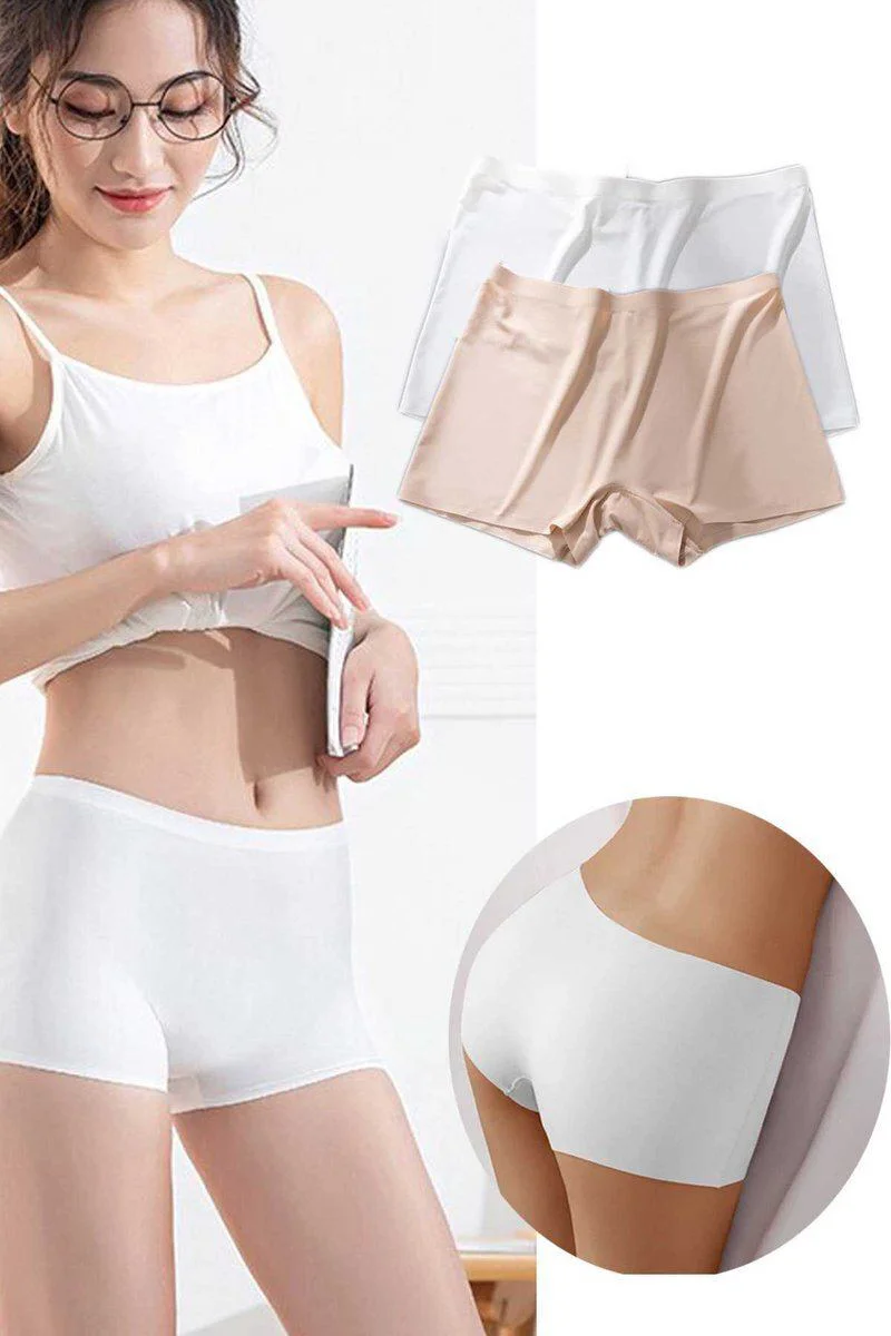 Dikişsiz Görünmez Mini Şort Boxer – İz Yapmaz Pantolon Altı 2'li Paket Beyaz Ten Fiyatı, Yorumları ve Özellikleri
