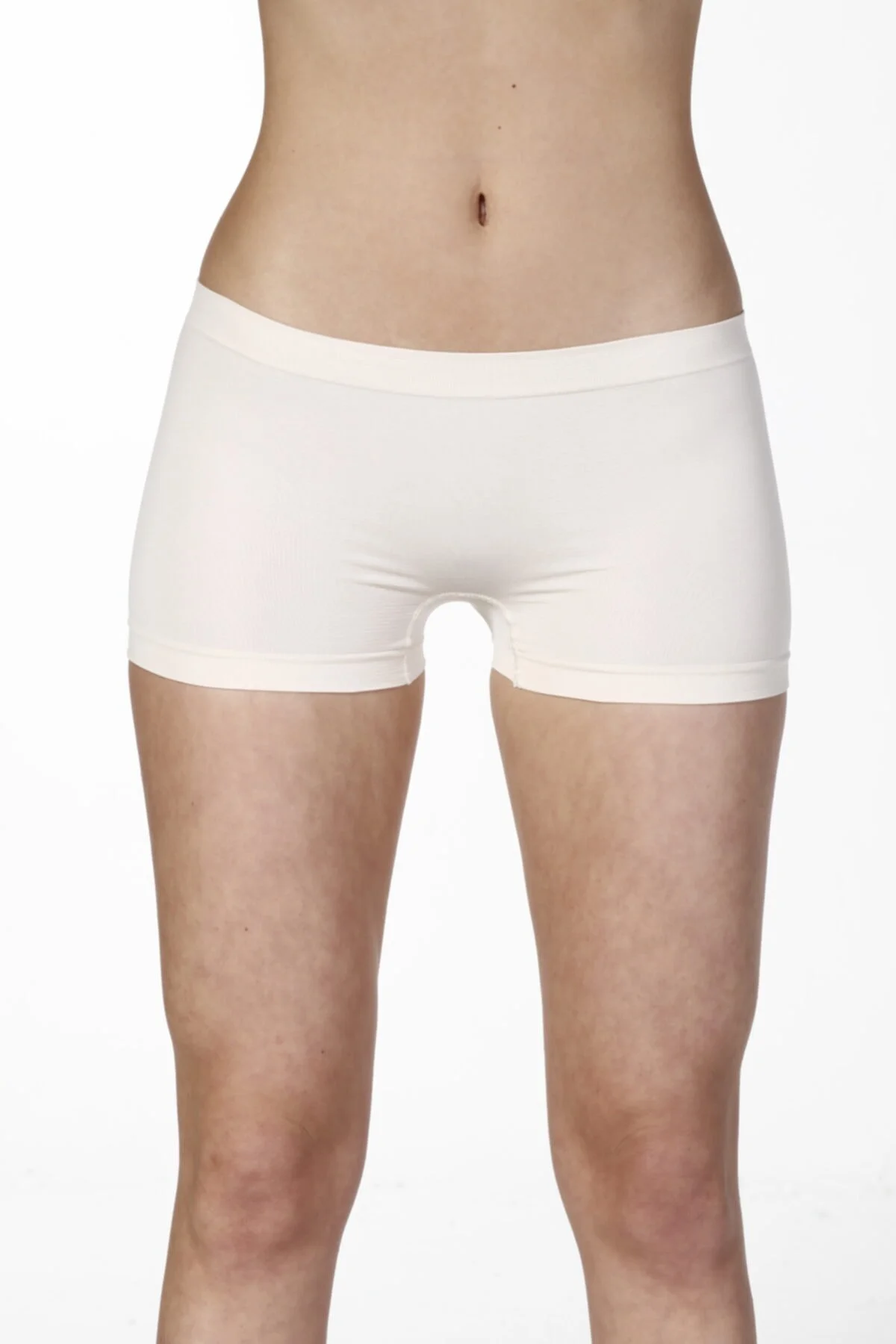 Dikişsiz Kadın Boxer Beyaz 5202