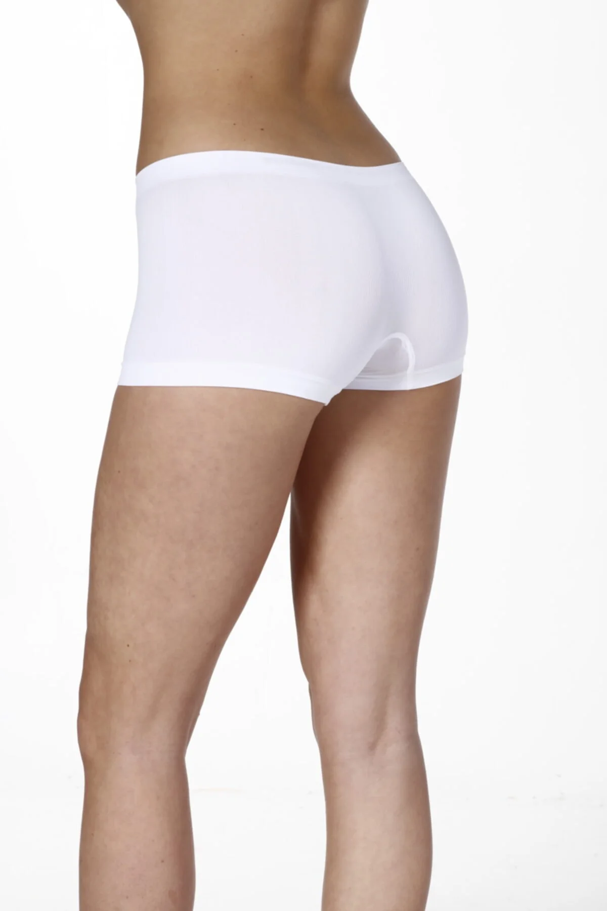 Dikişsiz Kadın Boxer Beyaz 5202