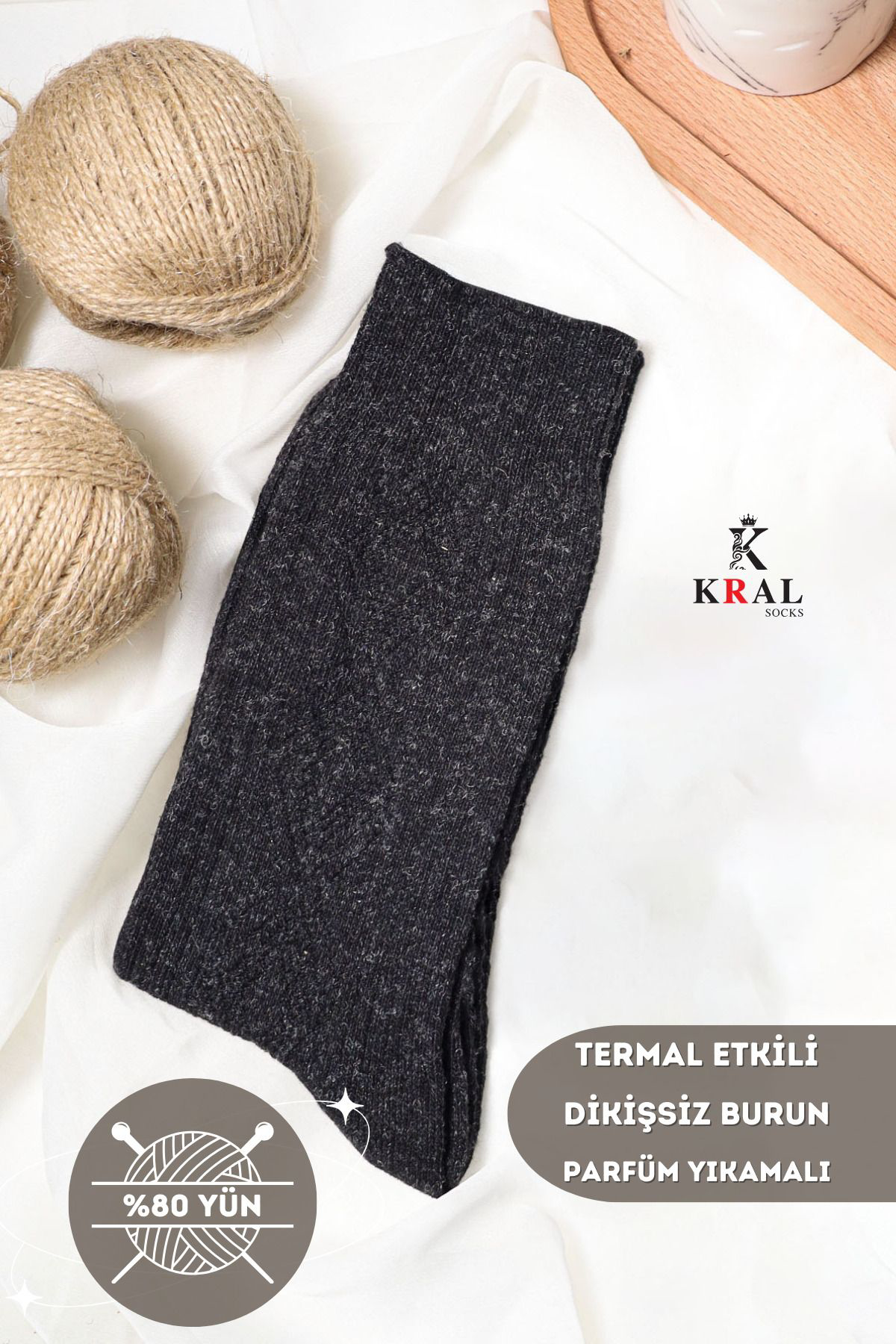 Dikişsiz Tasarım Lambswool Yünlü Kışlık Erkek Çorap Dikişsiz Tasarım Lambswool Yünlü Kışlık Erkek Çorap