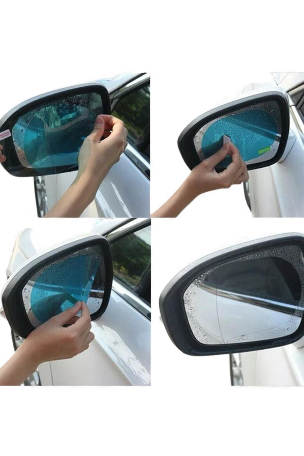 Dikiz Aynası Su Tutmayan Film 100x140 mm – 2’li Set, Yağmur Kaydı