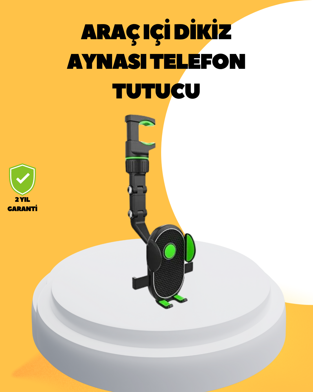 Dikiz Aynasına Takılan Telefon Tutucu Ayarlanabilir Çok Yönlü Ara