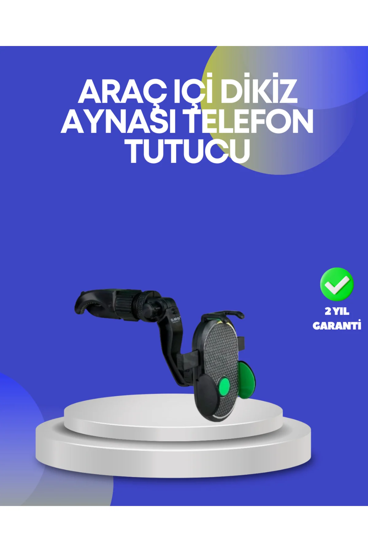 Dikiz Aynasına Ve Koltuk Başlığına Uyumlu Telefon Tutucu