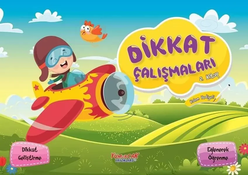 Dikkat Çalışmaları 2. Kitap (Kalem Hediyeli) Fiyatı, Yorumları ve Özellikleri