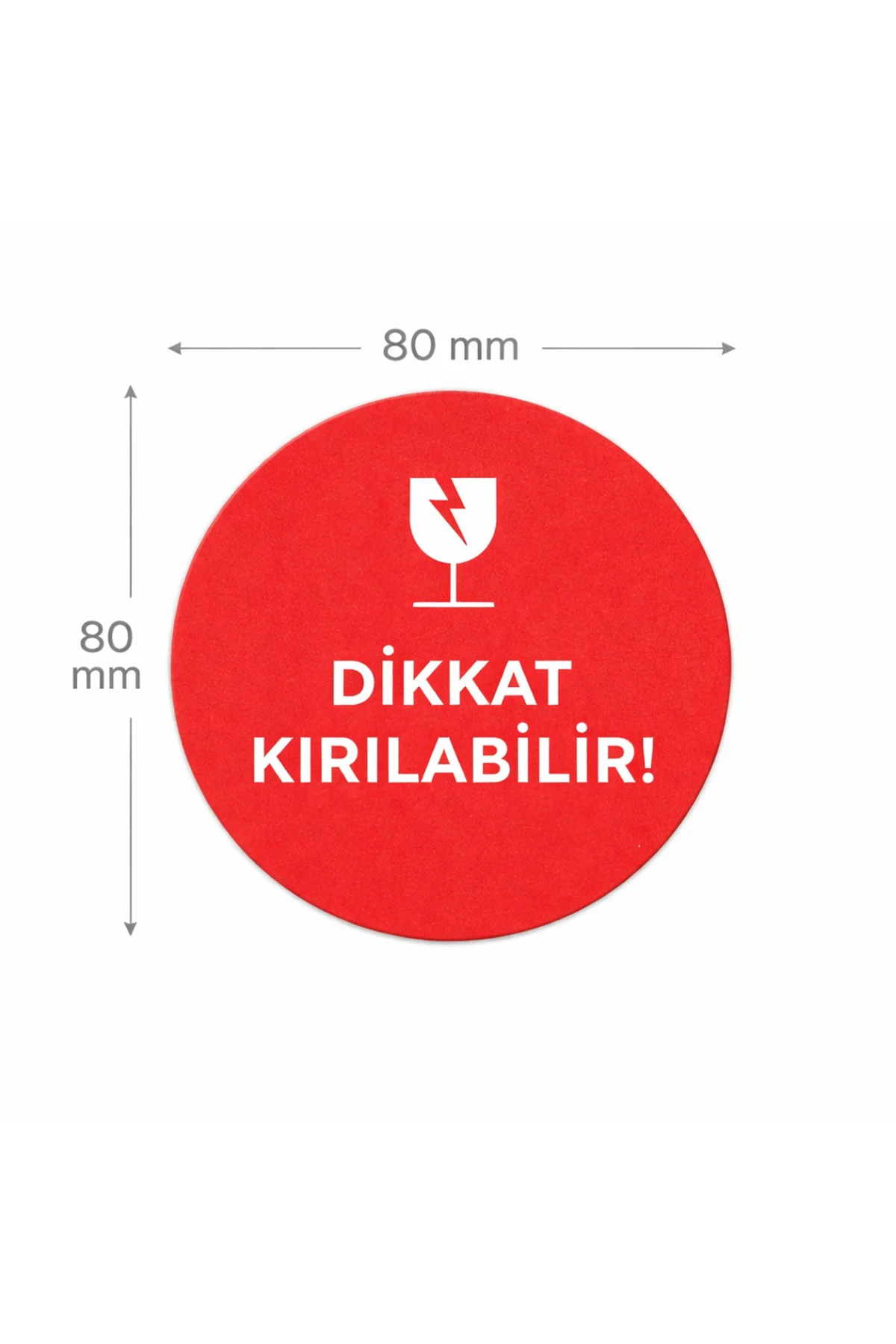 DİKKAT KIRILIR Etiketi 80x80 mm – Kırılabilir Uyarı Stickeri – 25 DİKKAT KIRILIR Etiketi 80x80 mm – Kırılabilir Uyarı Stickeri – 25
