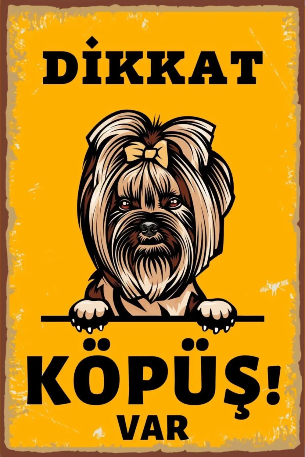 Dikkat Köpüş Var Retro Ahşap Poster Fiyatı, Yorumları ve Özellikleri