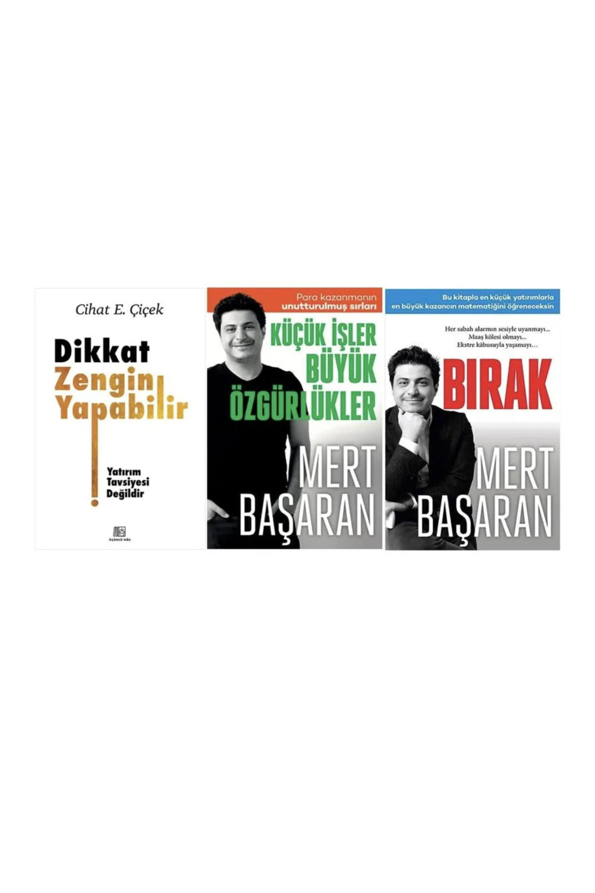 dikkat zengin yapabilir + kucuk isler buyuk ozgurlukler +birak =3 set Fiyatı, Yorumları ve Özellikleri