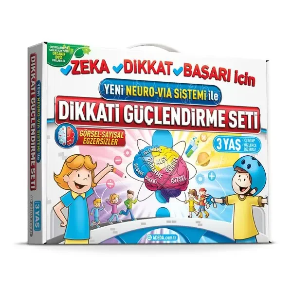 Dikkati Güçlendirme Seti  Anasınıfı – 3 Yaş Neuro-Via Fiyatı, Yorumları ve Özellikleri