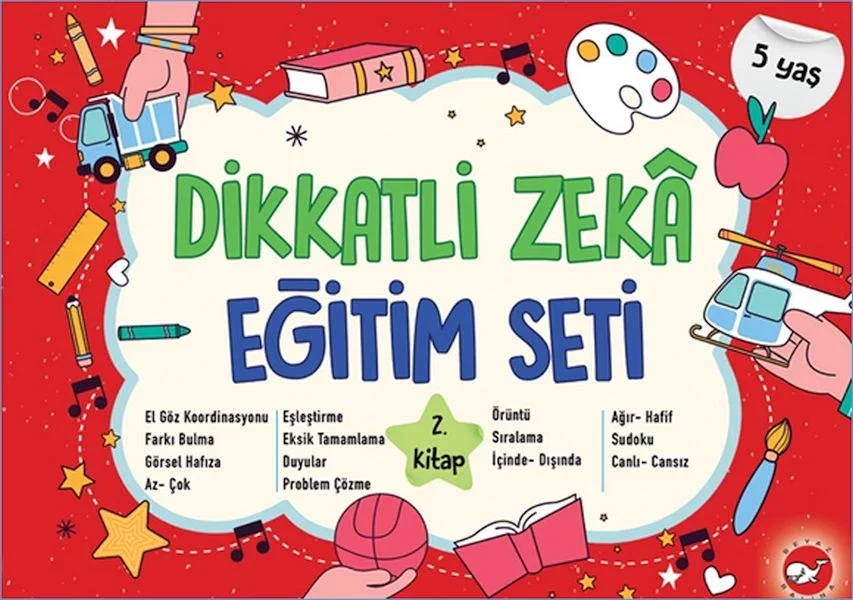 Dikkatli Zeka Eğitim Seti - 2. Kitap (5 Yaş) Fiyatı, Yorumları ve Özellikleri