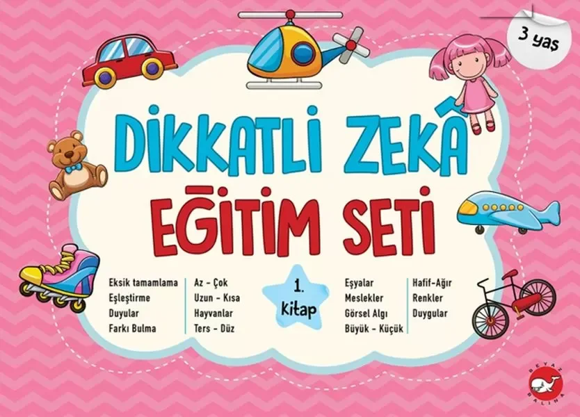 Dikkatli Zeka Eğitim Seti 1. Kitap 3 Dikkatli Zeka Eğitim Seti 1. Kitap 3