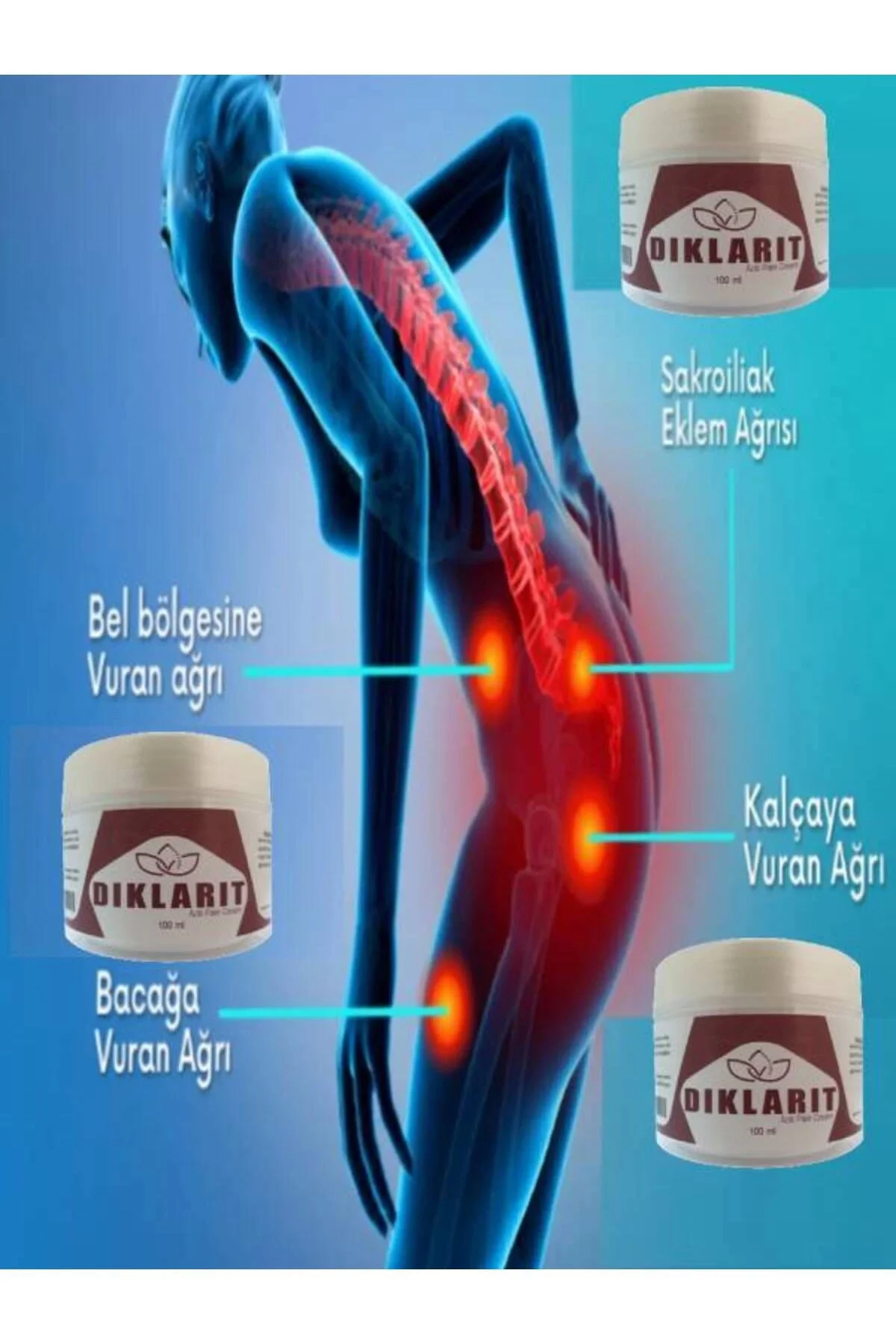 Diklarit Rahatlatıcı Bakım-Onarım Kremi 100 ml X 2 Adet | Cilt Onarım Kremi