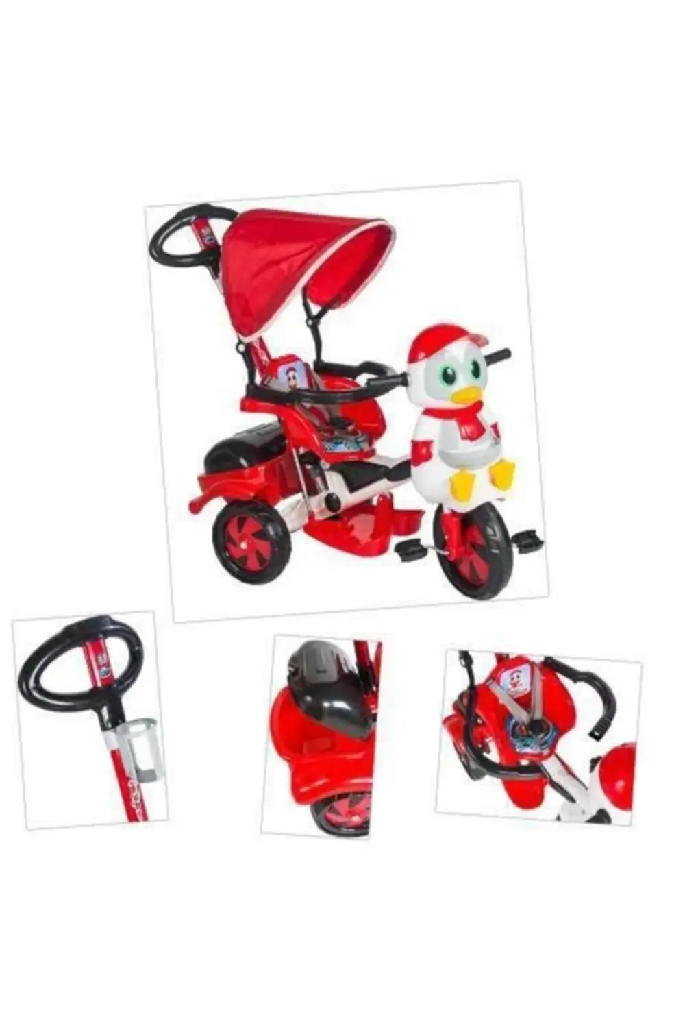 Dilaver 3 Tekerlekli Ebeveyen Kontrollü Bisiklet Mavi