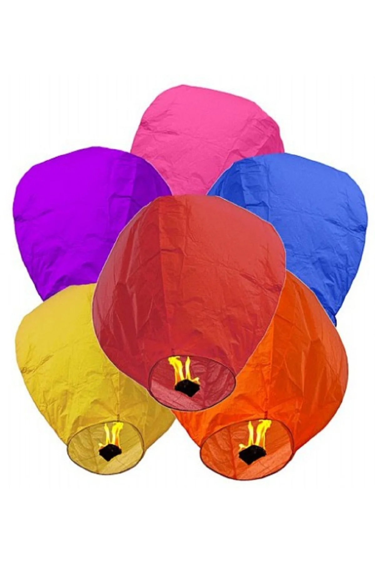 Dilek Feneri 10 Adet Dilek Balonu Sky Lantern Yılbaşı Sevgililer Günü Doğum Günlerine Özel