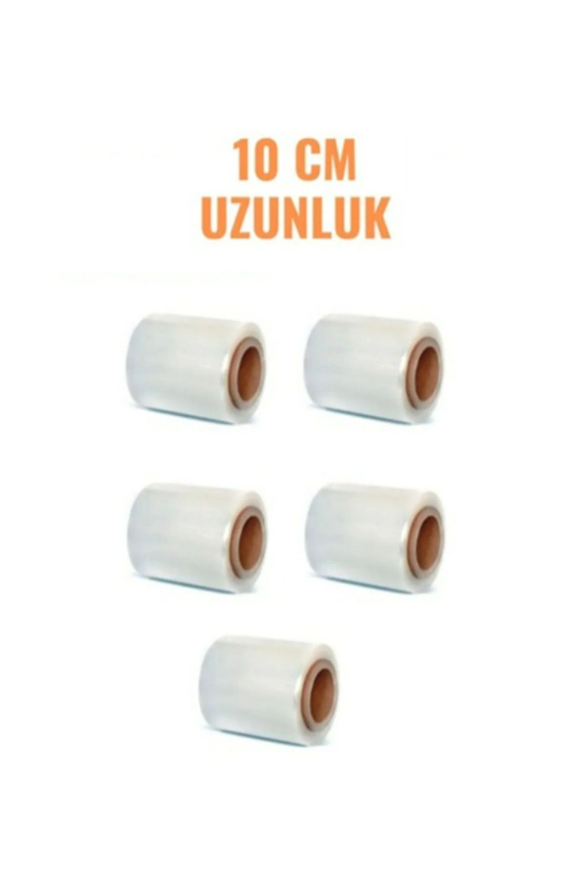 Dilimli Palet Streç Film 5 ADET 17 Micron 10 cm 300 Metre (A Kalite)5adet
