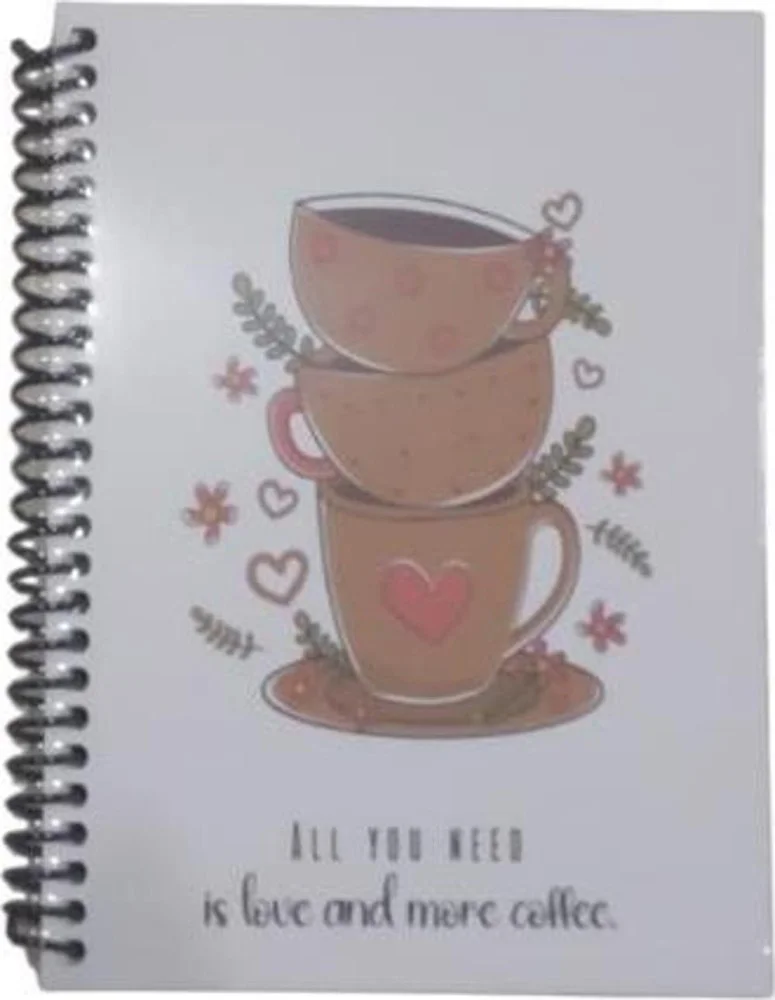 Dilman Kahve Serisi Defter Kitap Kağıdı 16x22 80 YP Kareli 6430