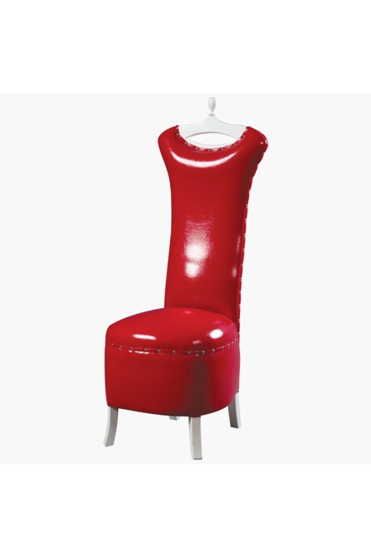Dilsiz Uşak 17633 Elbise Model Askılıklı Puf Kırmızı Rugan Suni Deri El Yapım Dilsiz Uşak 17633 Elbise Model Askılıklı Puf Kırmızı Rugan Suni Deri El Yapım