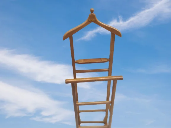 Dilsiz Uşak 18213 Çift TEPE HAVLULUK MODEL Parlak Ceviz Askılık K