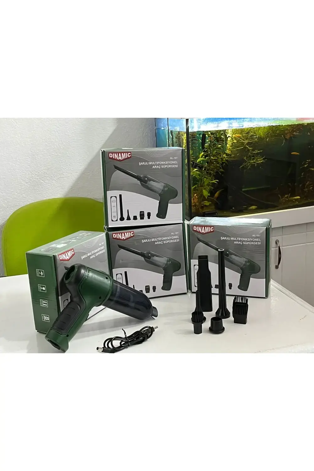 DİNAMİC Oto Araç Süpürgesi Şarjlı