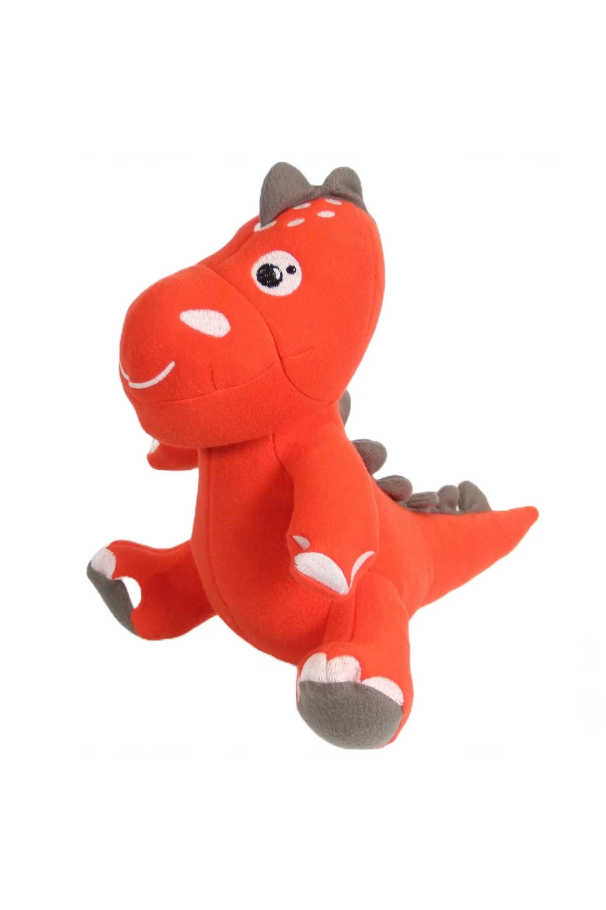 Dino Peluş Oyuncak Turuncu 25 cm - Görsel 3