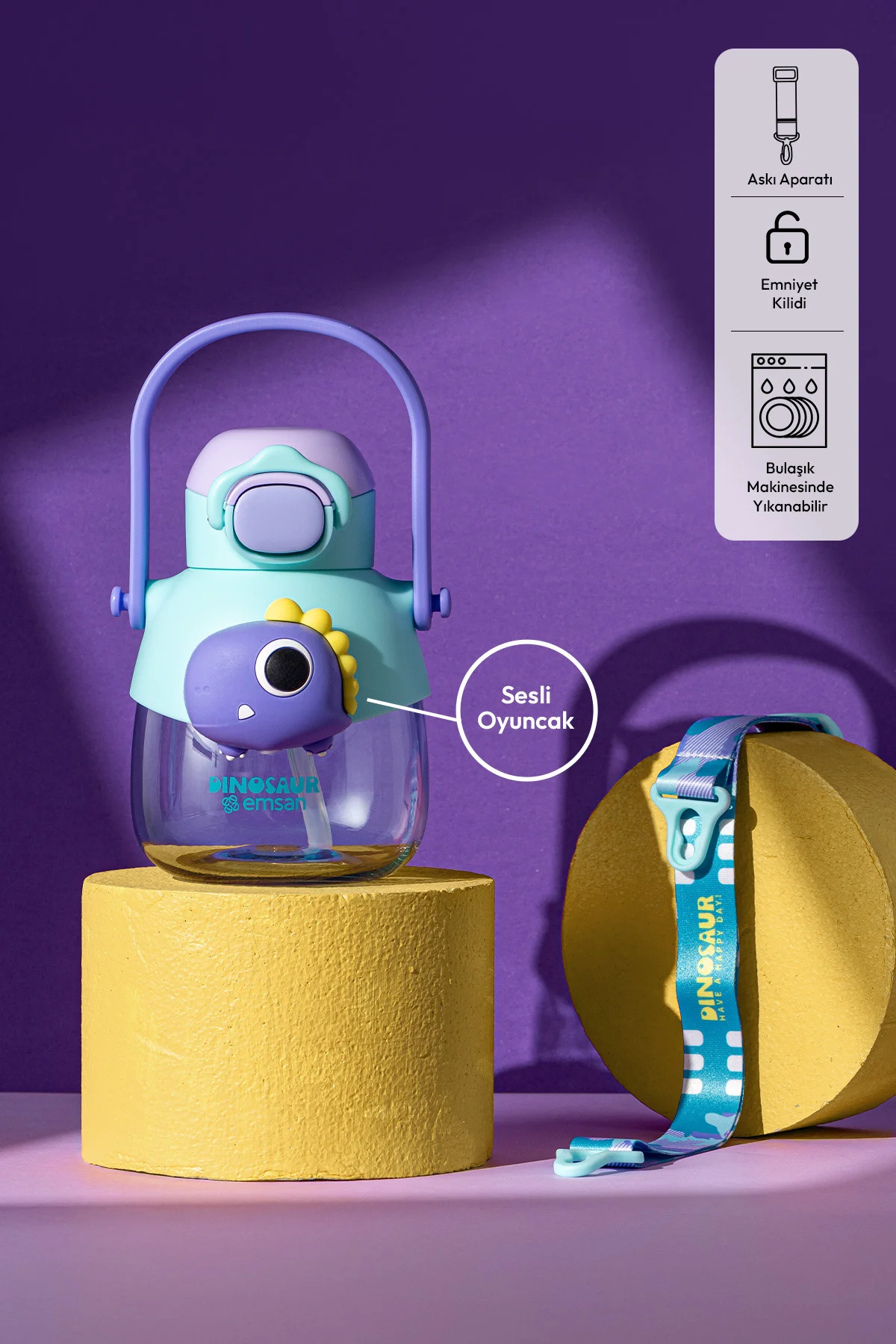 Dino Suluk Mor 650 ml