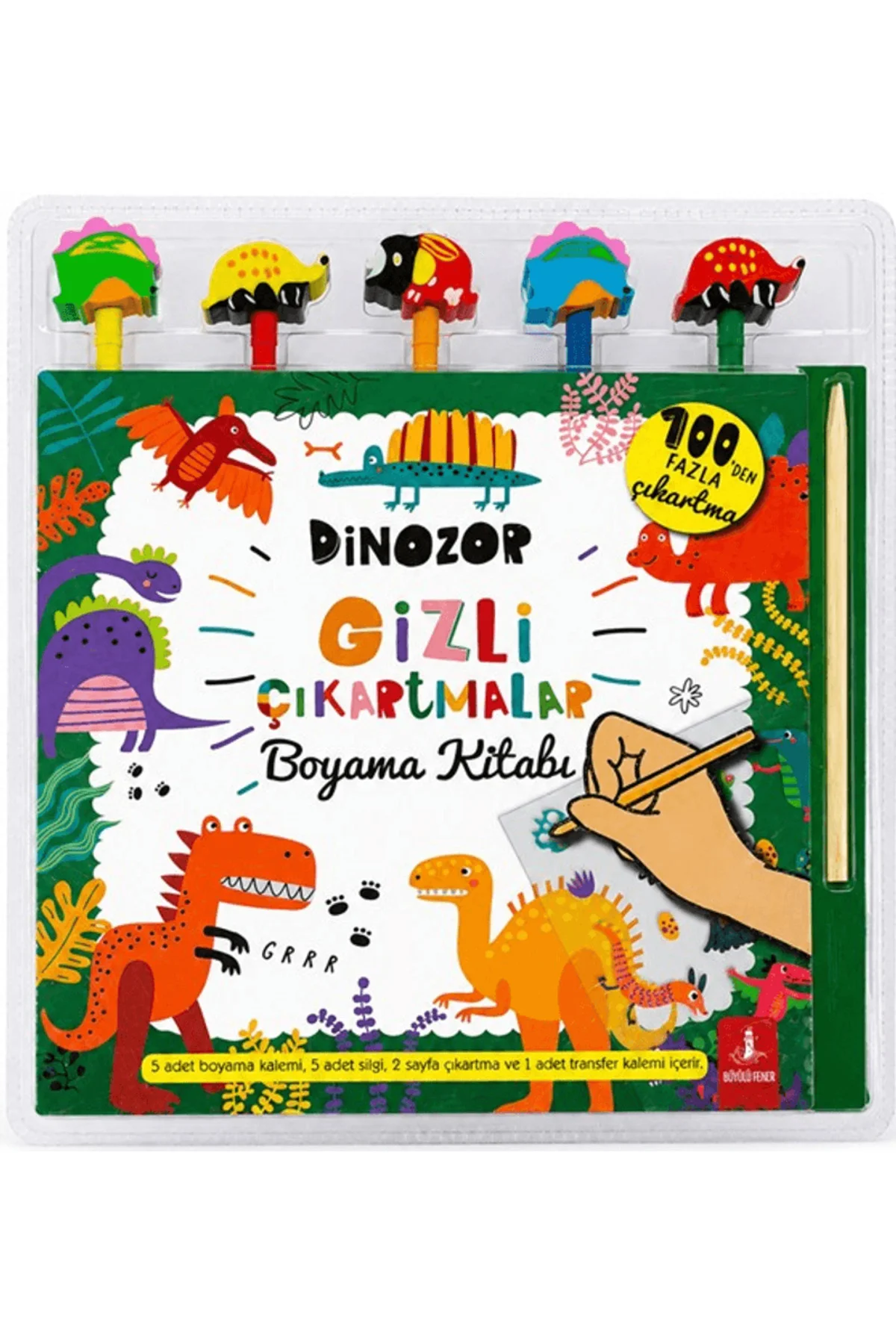 Dinozor Gizli Çıkartmalar Boyama Kitabı / Kolektif / / 9789752525504 Dinozor Gizli Çıkartmalar Boyama Kitabı / Kolektif / / 9789752525504