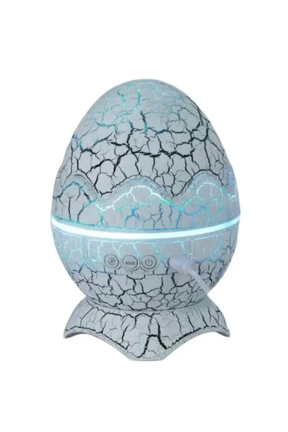 Dinozor Yumurtası Gece Masa Lambası Bluetooth Hoparlör 14 Renk Se