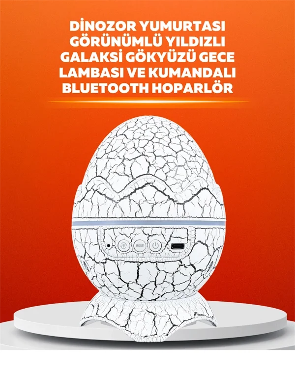 Dinozor Yumurtası Tasarımlı Projektörlü Gece Lambası Fiyatı, Yorumları ve Özellikleri