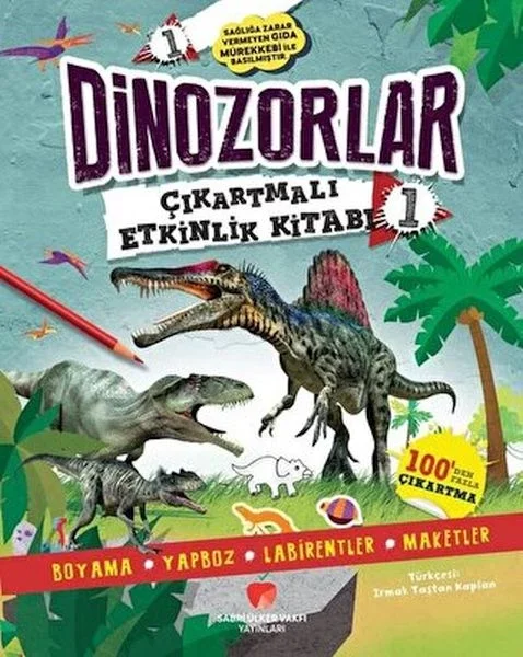 Dinozorlar Çıkartmalı Etkinlik Kitabı 1 Fiyatı, Yorumları ve Özellikleri