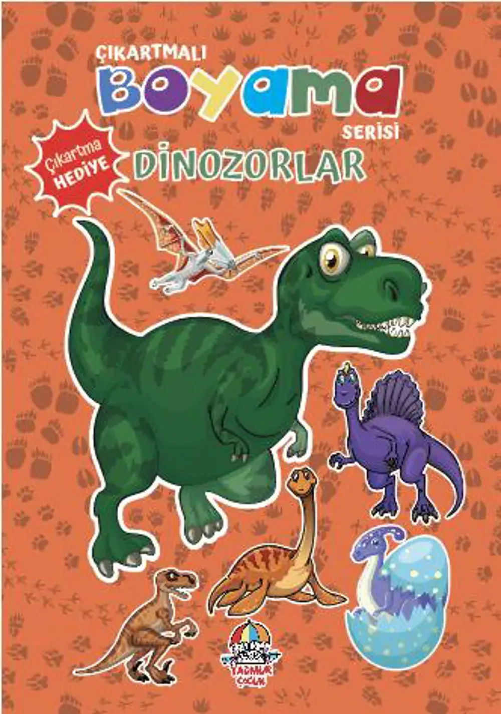 Dinozorlar-Çıkartmalı Boyama Serisi Dinozorlar-Çıkartmalı Boyama Serisi