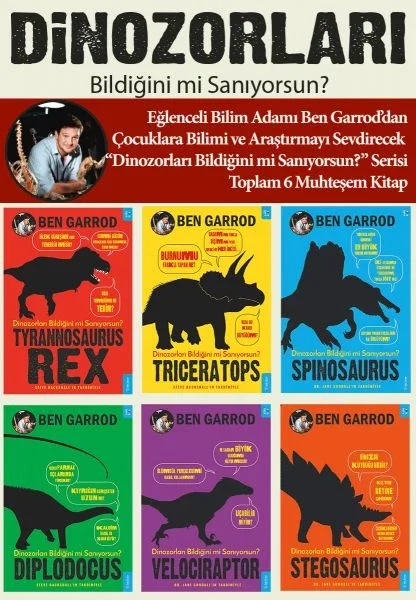 Dinozorları Bildiğini mi Sanıyorsun? (6 Kitaplık Set) Fiyatı, Yorumları ve Özellikleri