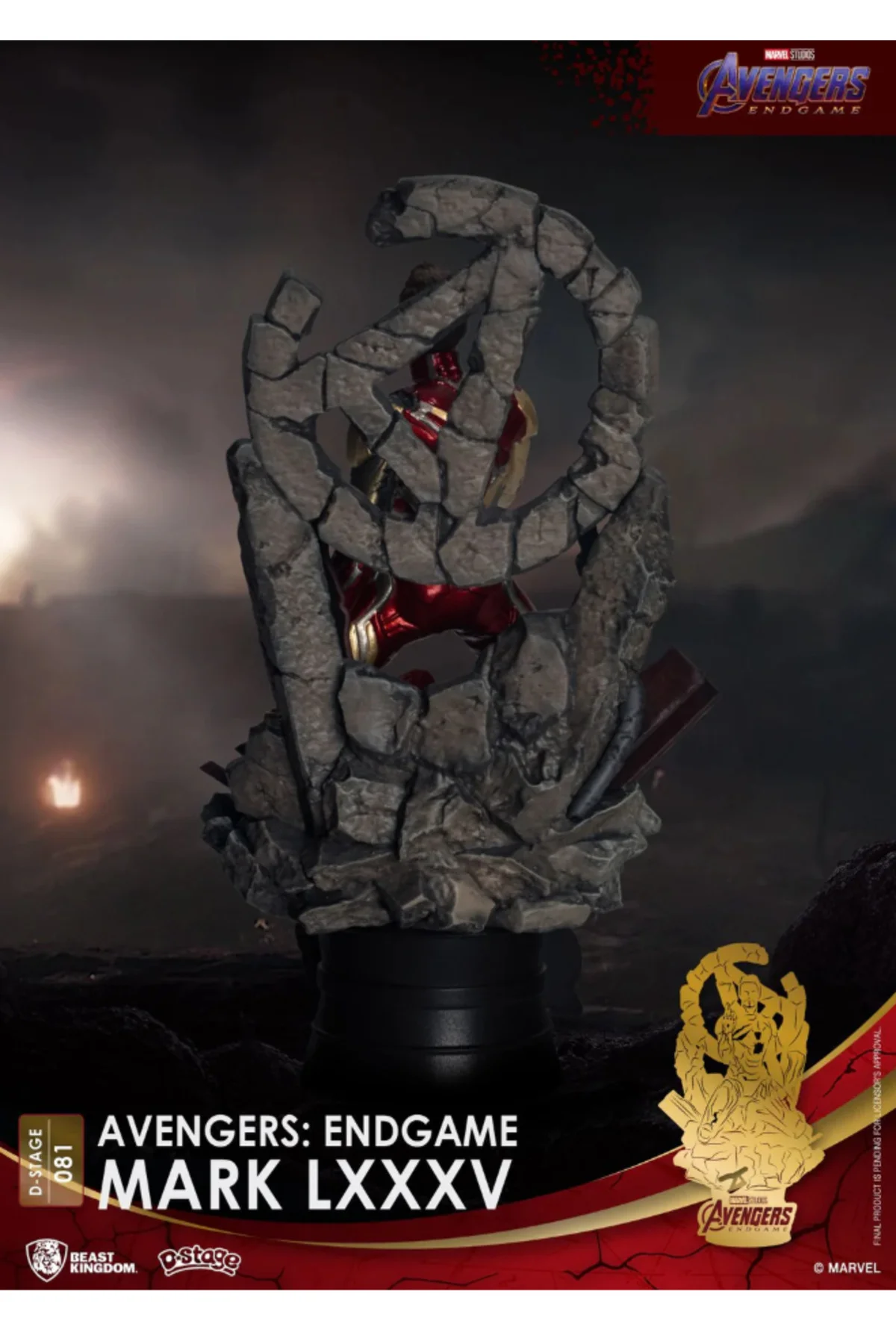 Diorama Stage-081-Avengers: Endgame Mk85 IRON MAN
