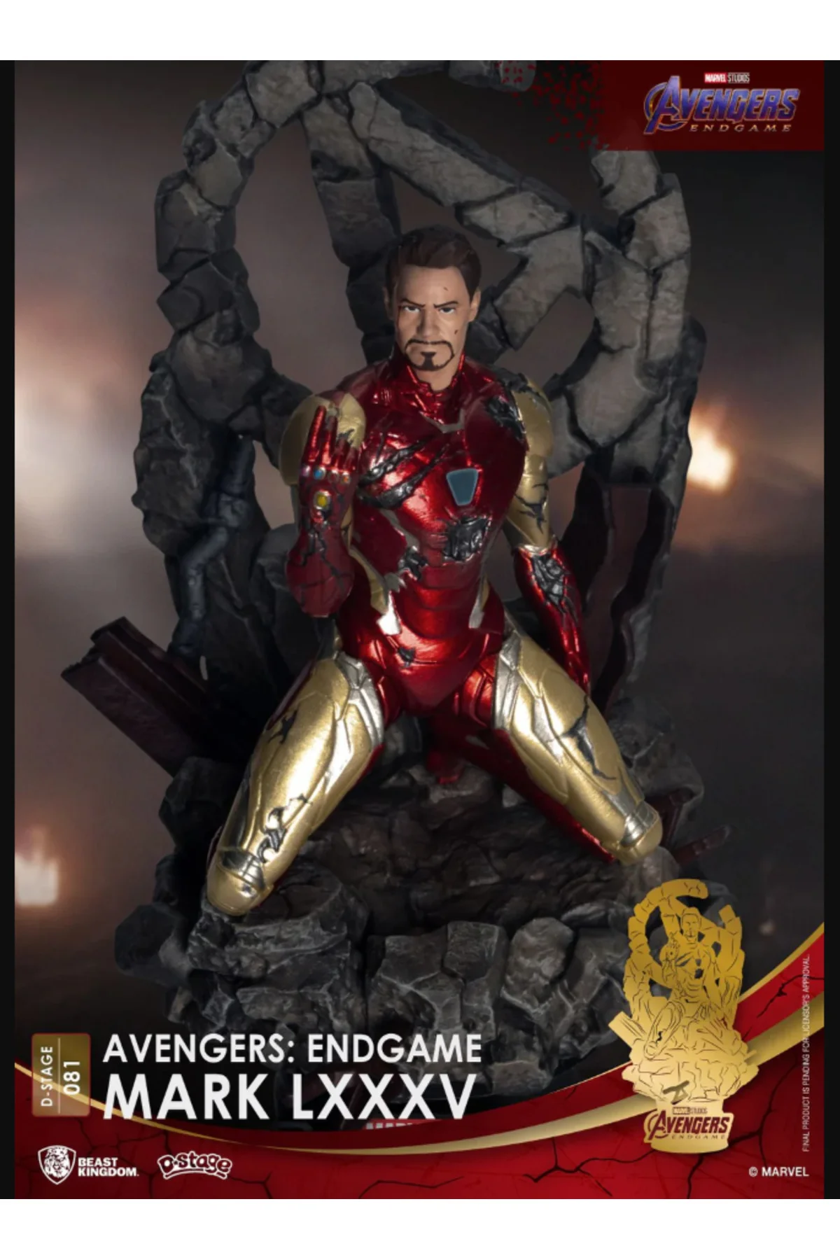 Diorama Stage-081-Avengers: Endgame Mk85 IRON MAN