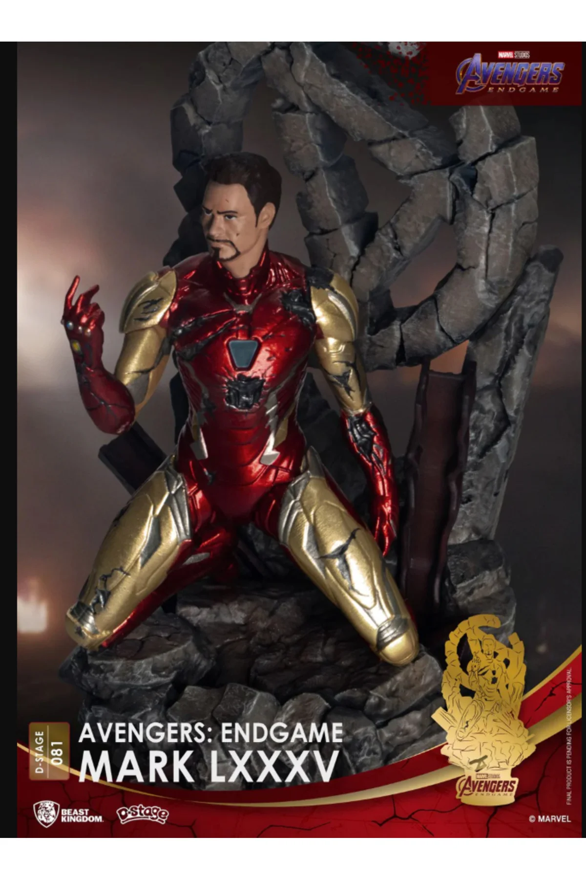 Diorama Stage-081-Avengers: Endgame Mk85 IRON MAN