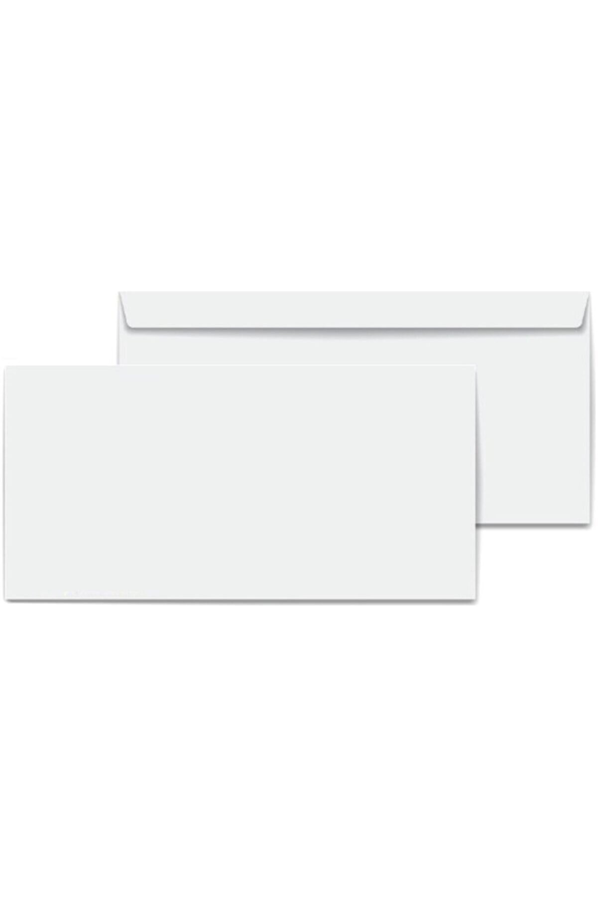 Limmy Diplomat Zarf Penceresiz 105 X 240 Mm Beyaz - 50 Adet