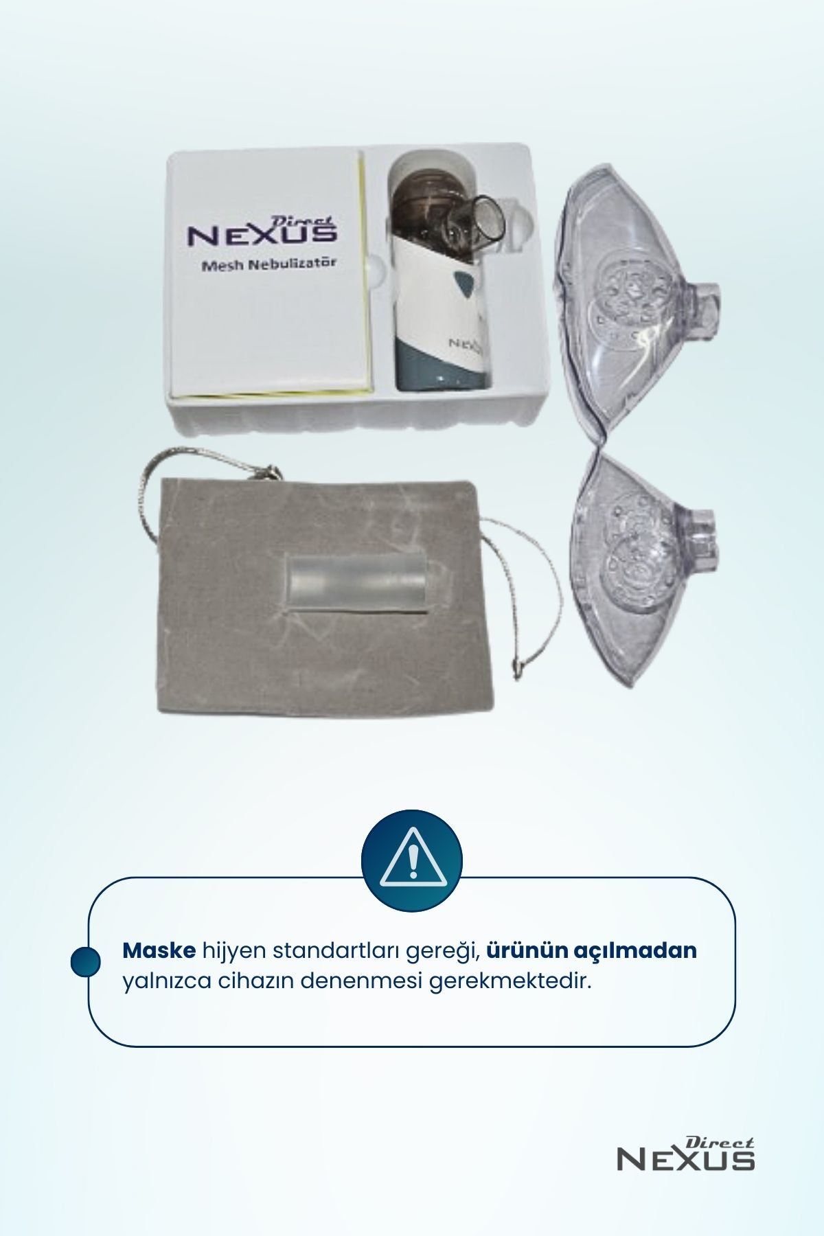 Direct Nexus  Taşinabilir Mesh Nebulizatör