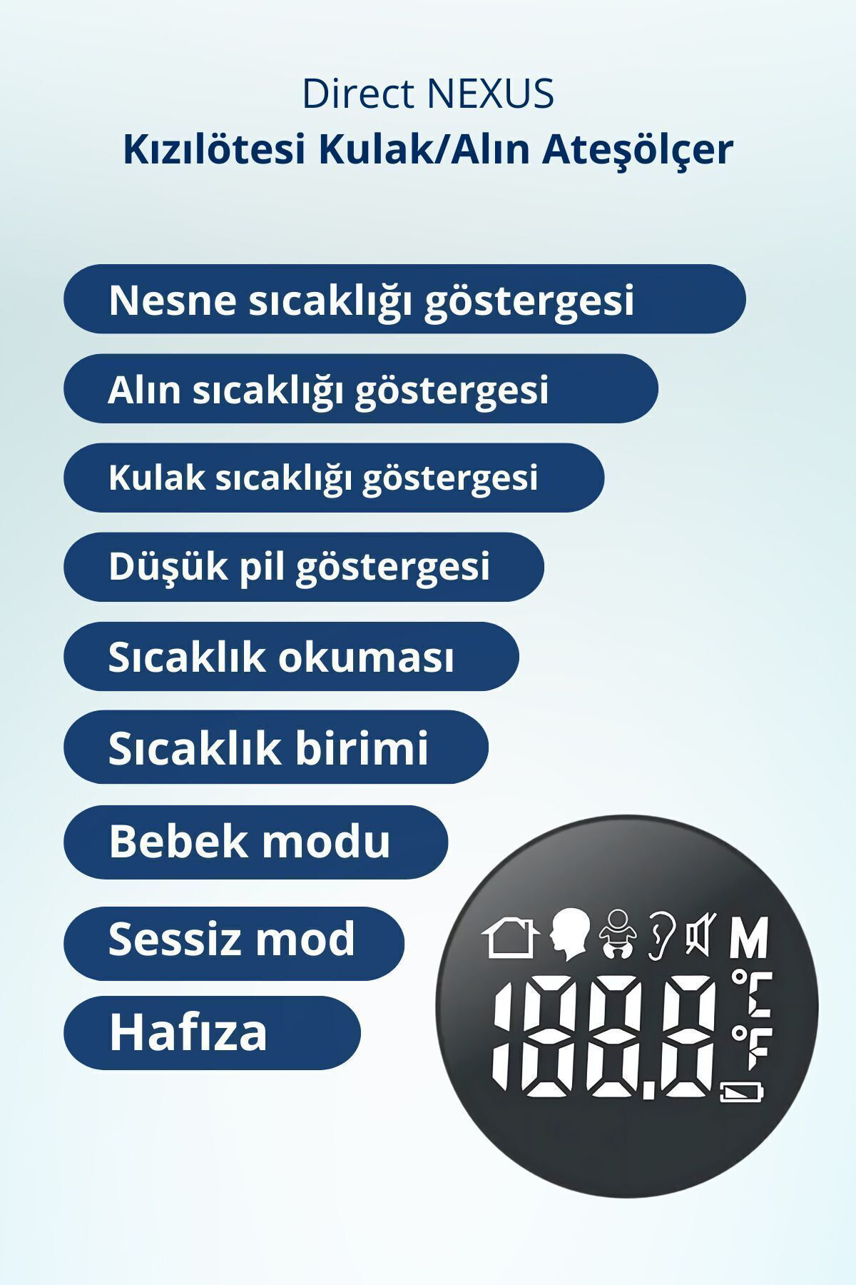 Direct Nexus  Yetişkinler Ve Çocuklar İçin Dual Kulaktan Alindan A