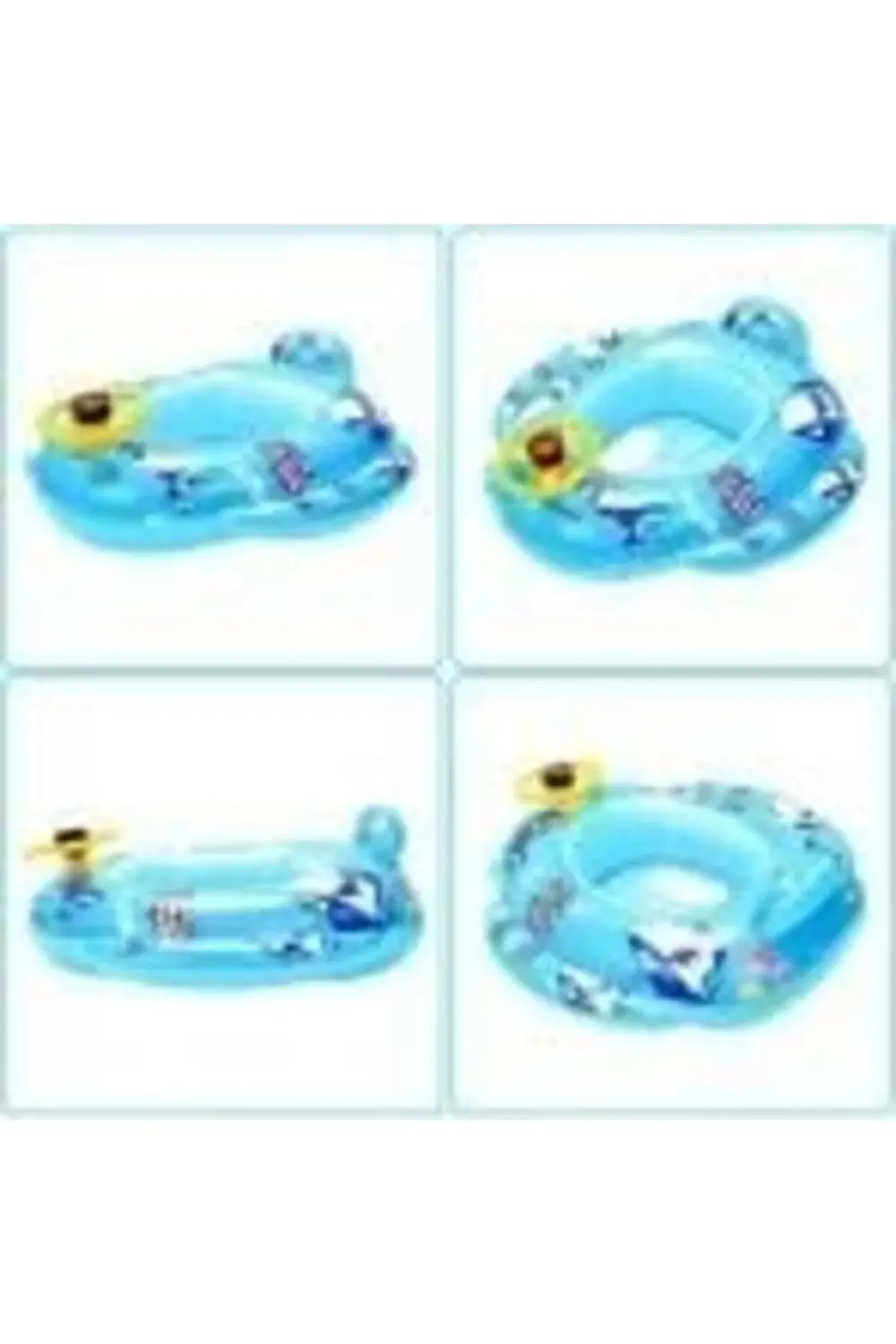 Direksiyonlu Şişme Bot Bebek Simidi  (6-36 Ay) -  52970 MAVİ