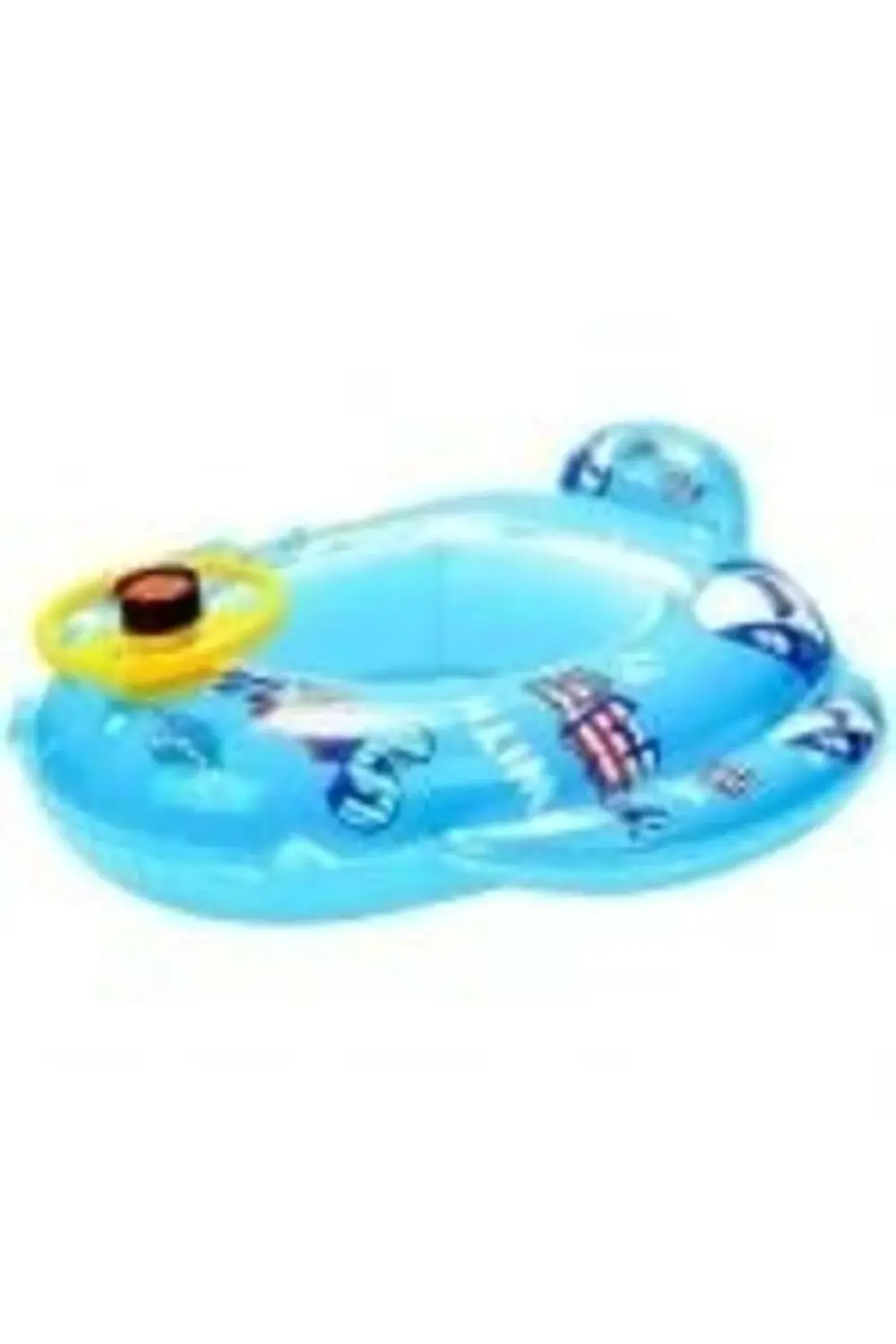 Direksiyonlu Şişme Bot Bebek Simidi  (6-36 Ay) -  52970 MAVİ