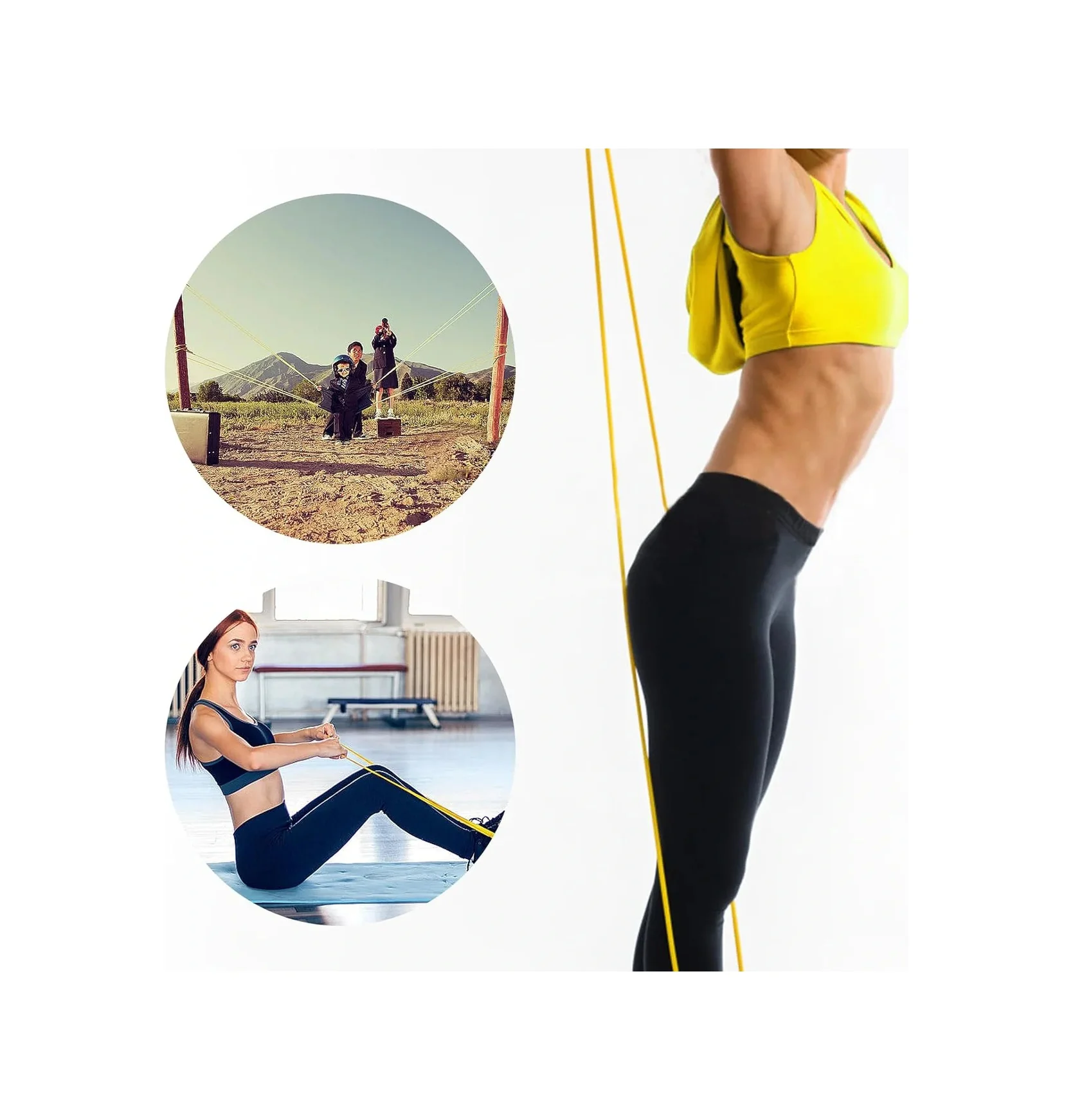 Direnç Bandı, Training Band, Sarı, 3-7 Kg 4832 Çok Renkli