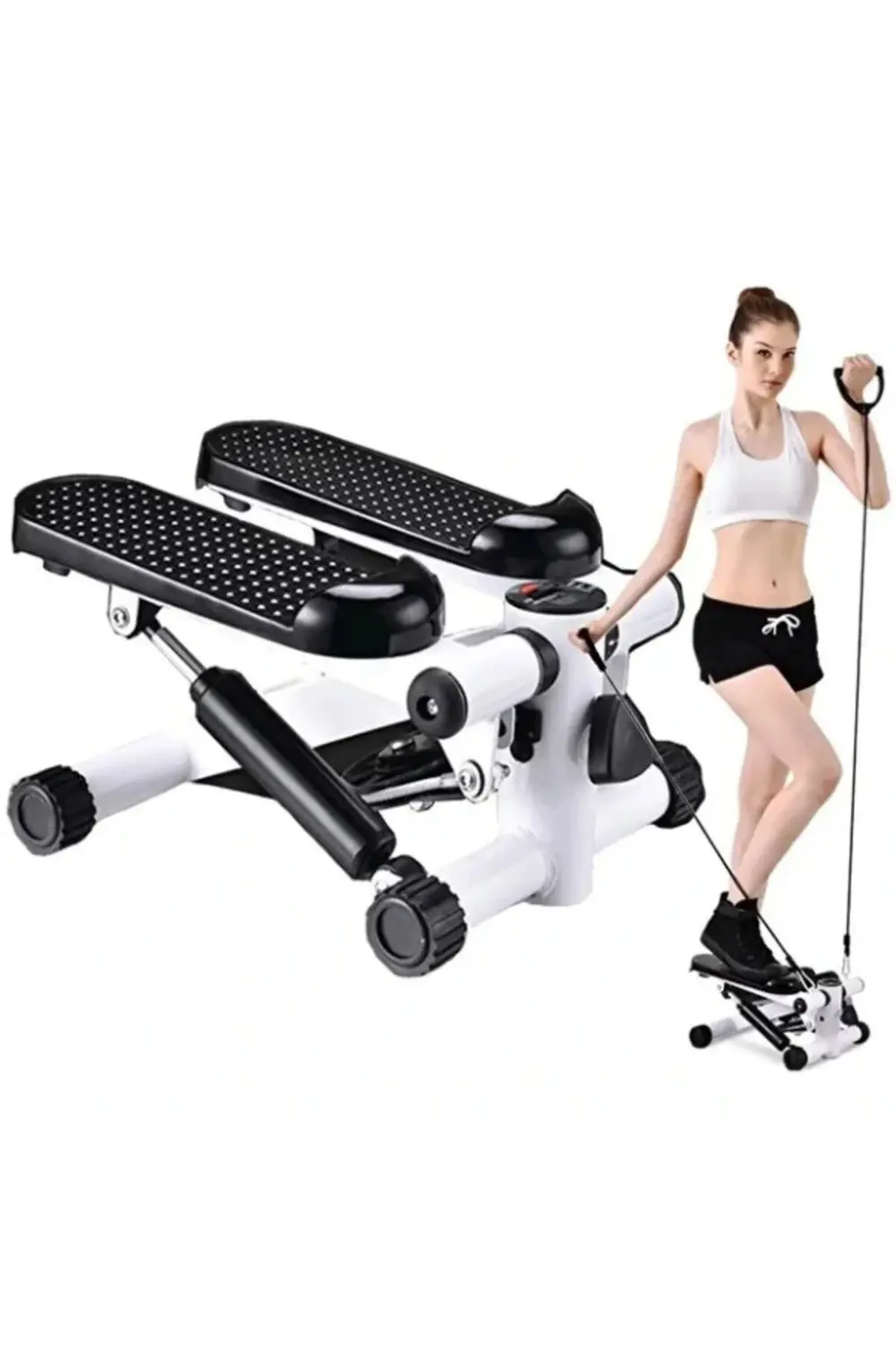 Direnç Lastikli Mini Stepper Egzersiz Aleti