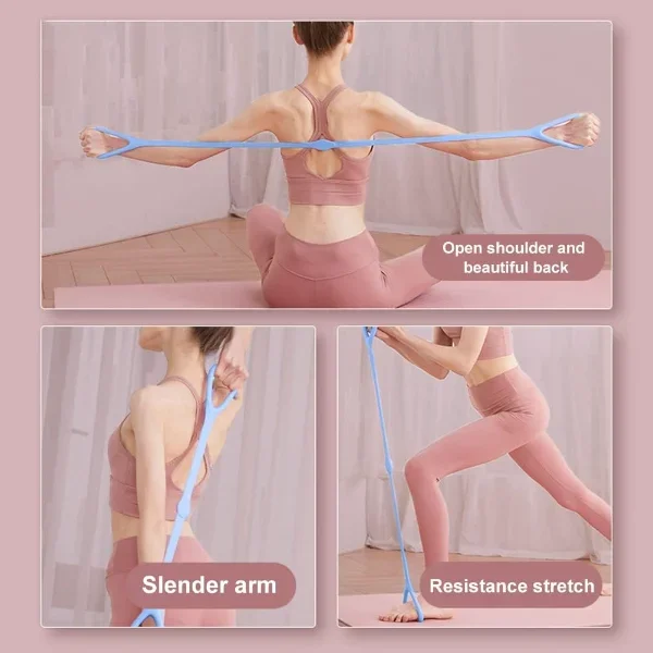 Dirençli Egzersiz Lastiği - Esneme ve Kuvvet Çalışma Bandı