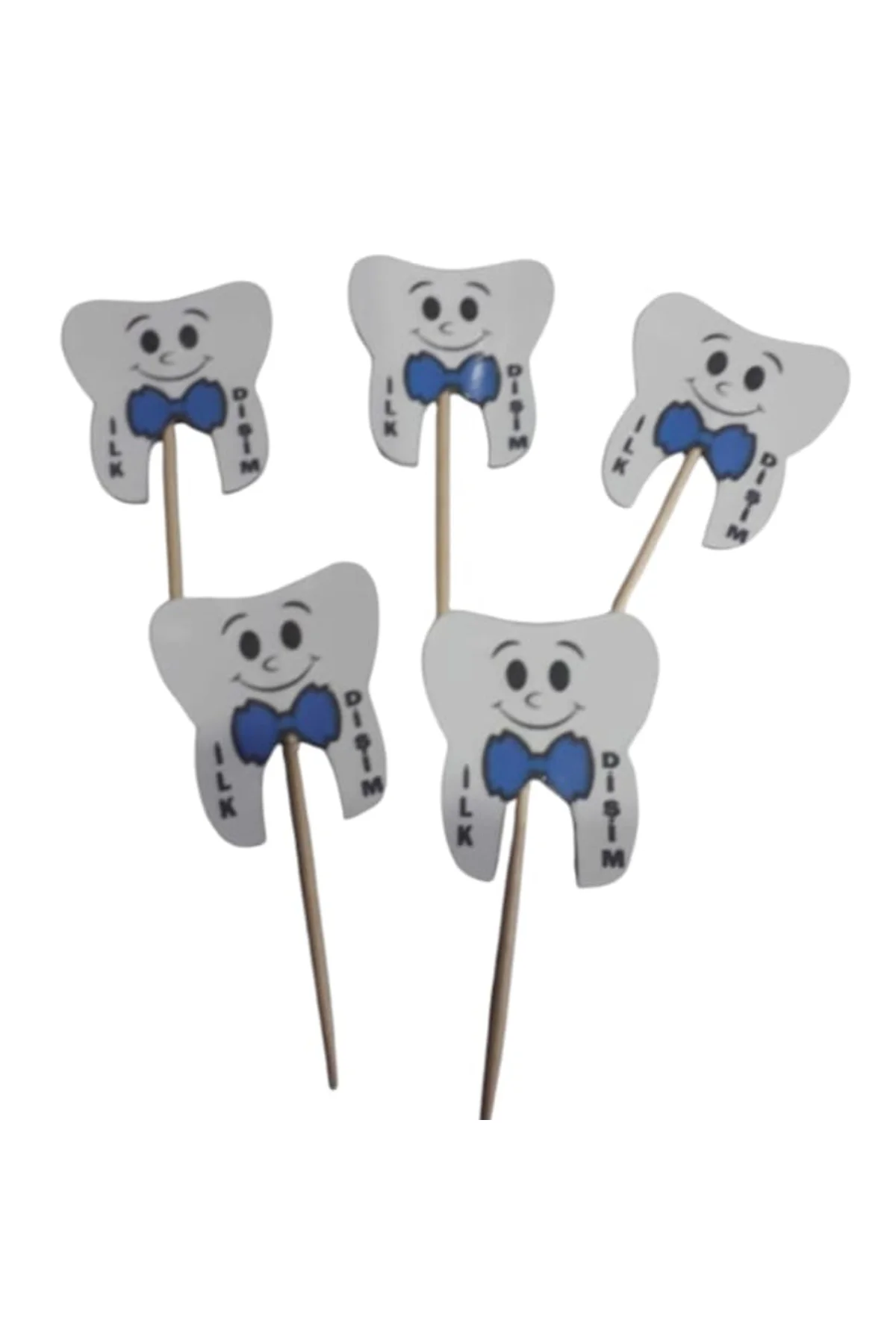 DİŞ BUĞDAYI MAVİ KÜRDAN PASTA SÜSÜ 15 Lİ