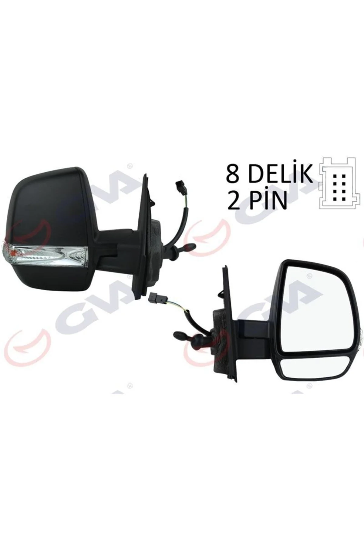 Dış Dikiz Aynası Sağ Doblo 11 Mekanik Sinyalli Çift Cam Konveks V