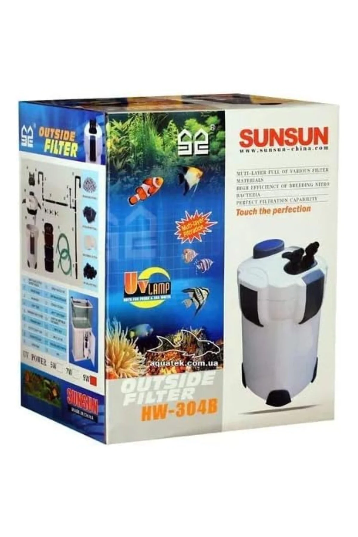 Dış Filtre 1000 Lt/H 18W, Balıklar İçin