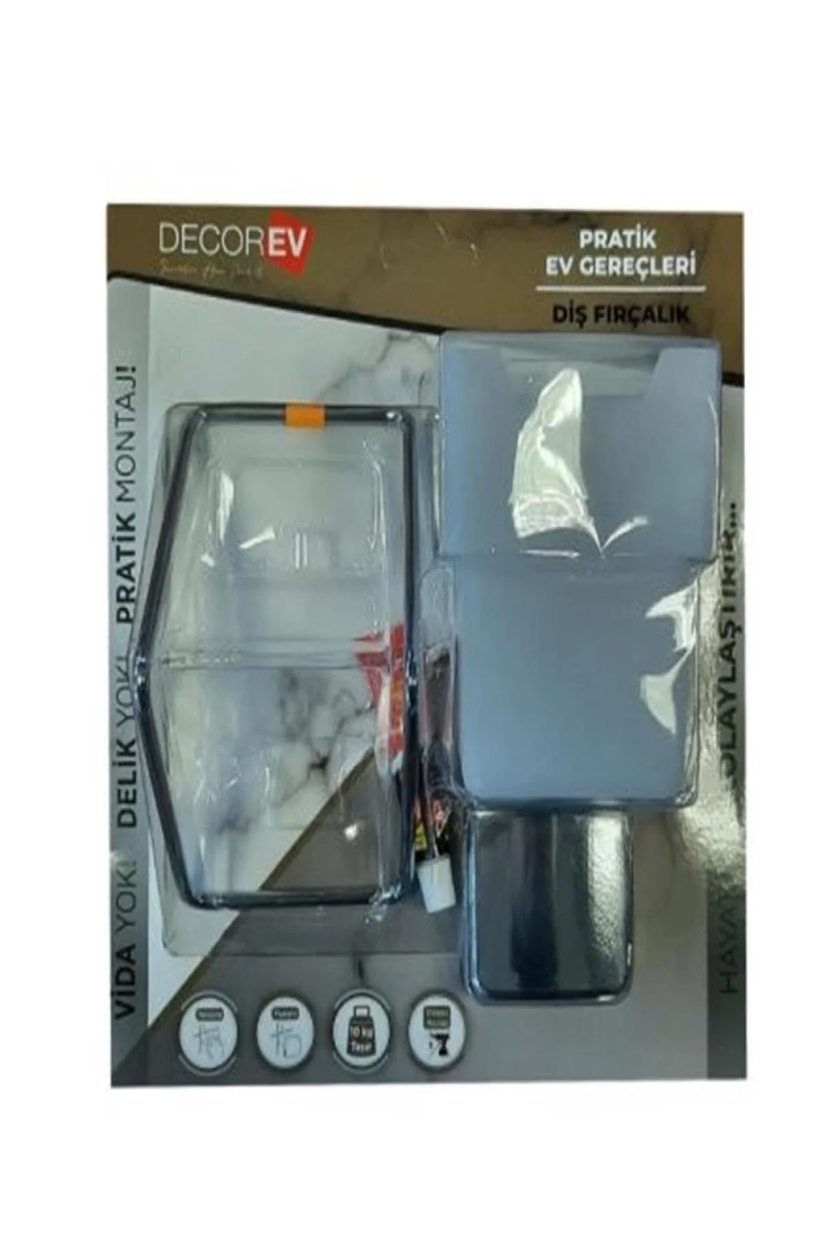 Diş Fırçalık Krom Dc-4783 Diş Fırçalık Krom Dc-4783