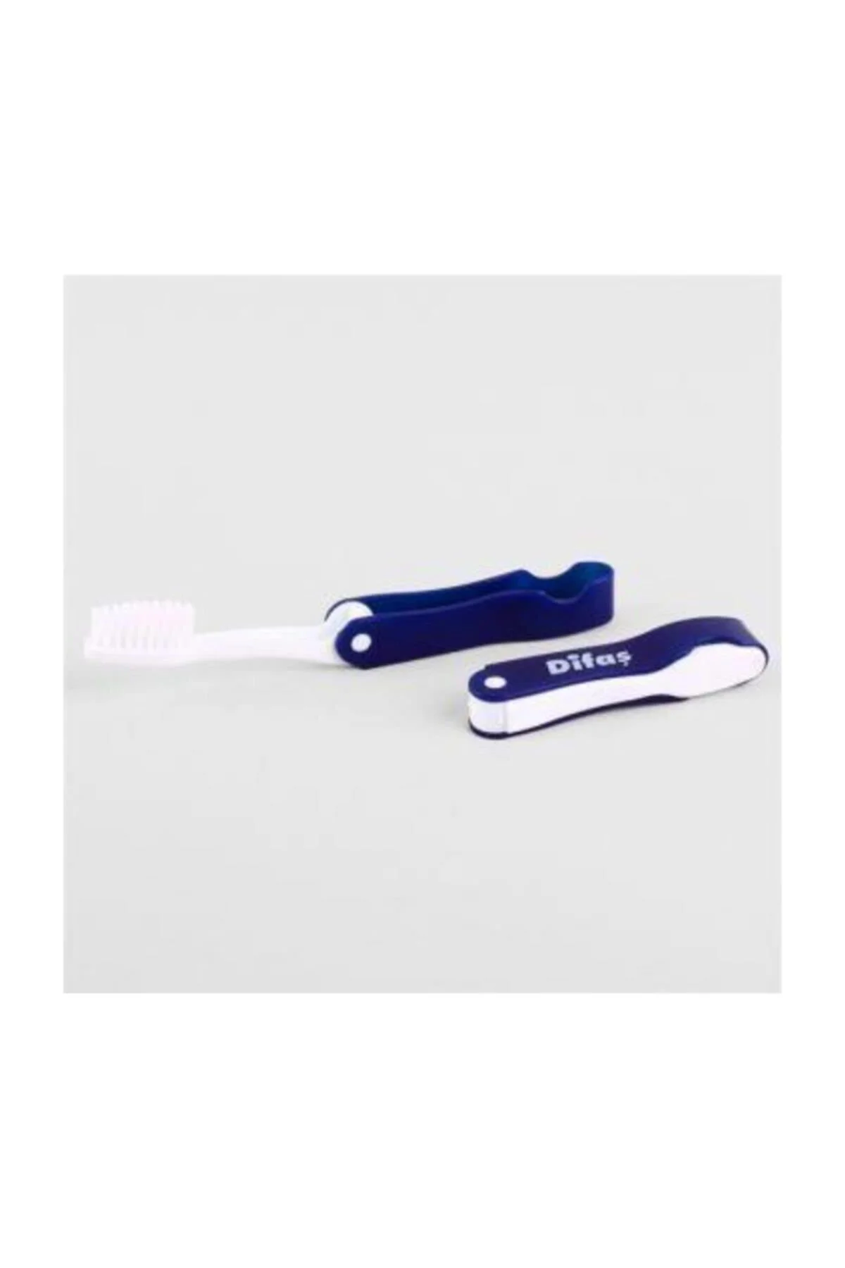 Diş Fırçası Şeffaf Katlanabilir Seyahat Boy - Karma Renk