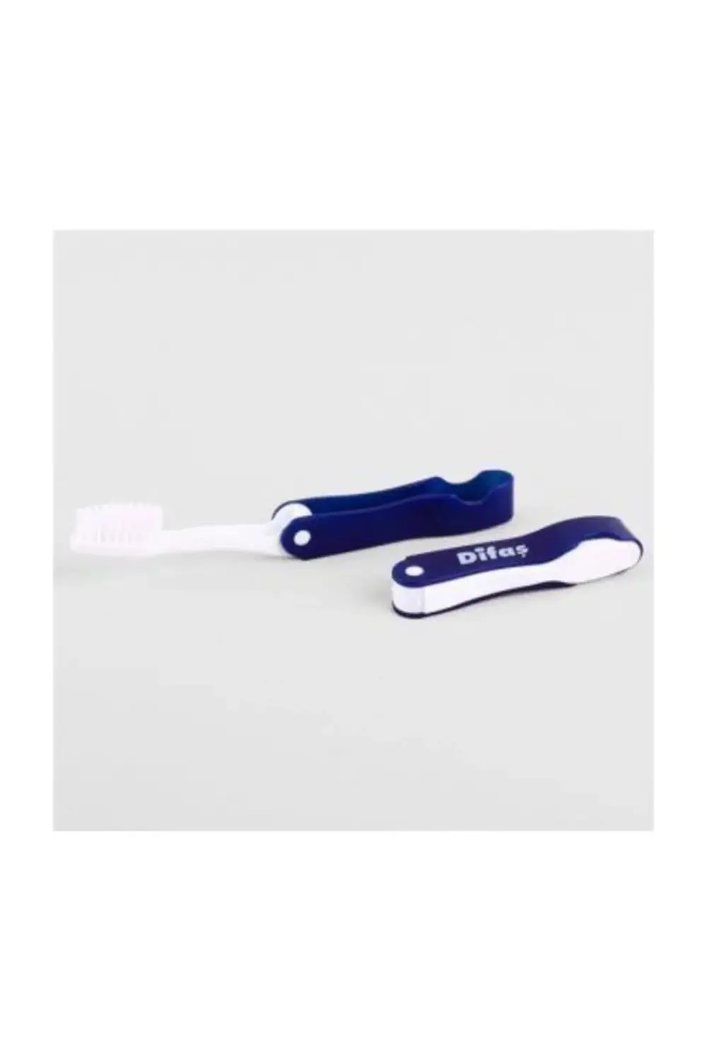 Diş Fırçası Şeffaf Katlanabilir Seyahat Boy - Karma Renk