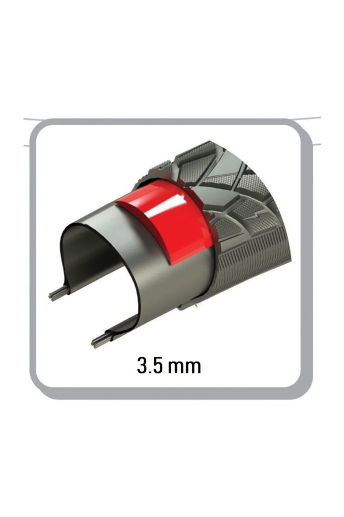 CONNECTOR 29X2.10 (SRI-68) LASTIK SİYAH