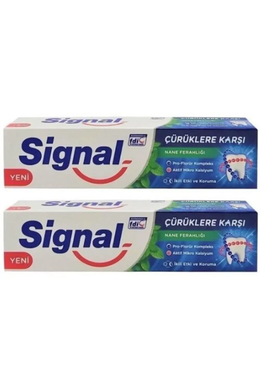 Diş Macunu Çürüklere Karşı Nane Ferahlığı 100 Ml 2 Adet